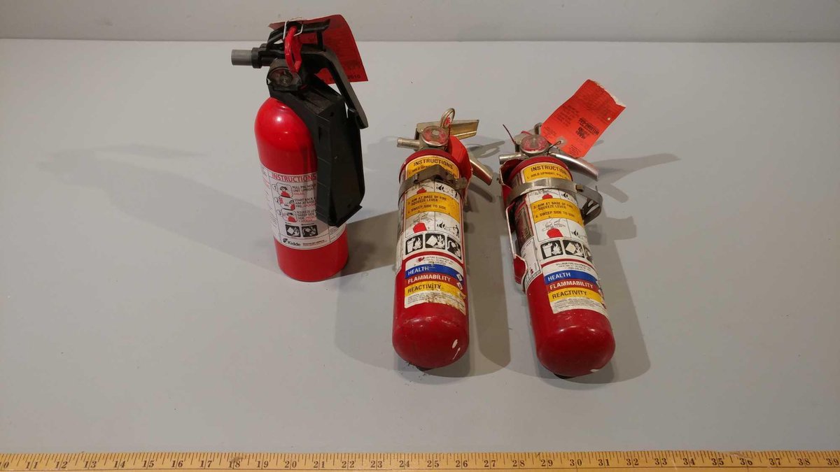 (3) FIRE EXTINGUISHERS