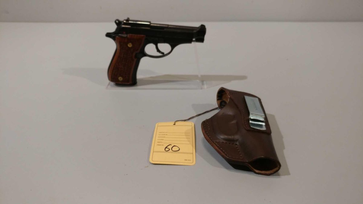 ITALY BERETTA MODEL: 81 AUTO-CAL 32ACP, SER#059234W, ISWB HOLSTER, (LOCATED AT MIKES GUN SHOP IN BE