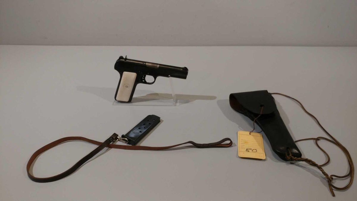 ZASTAVA/YUGOSLAVIA TOKAREV MODEL: M57 AUTO CAL 7.62X25, SER# E 189203, YUGO CREST HOLSTER, (LOCATED 