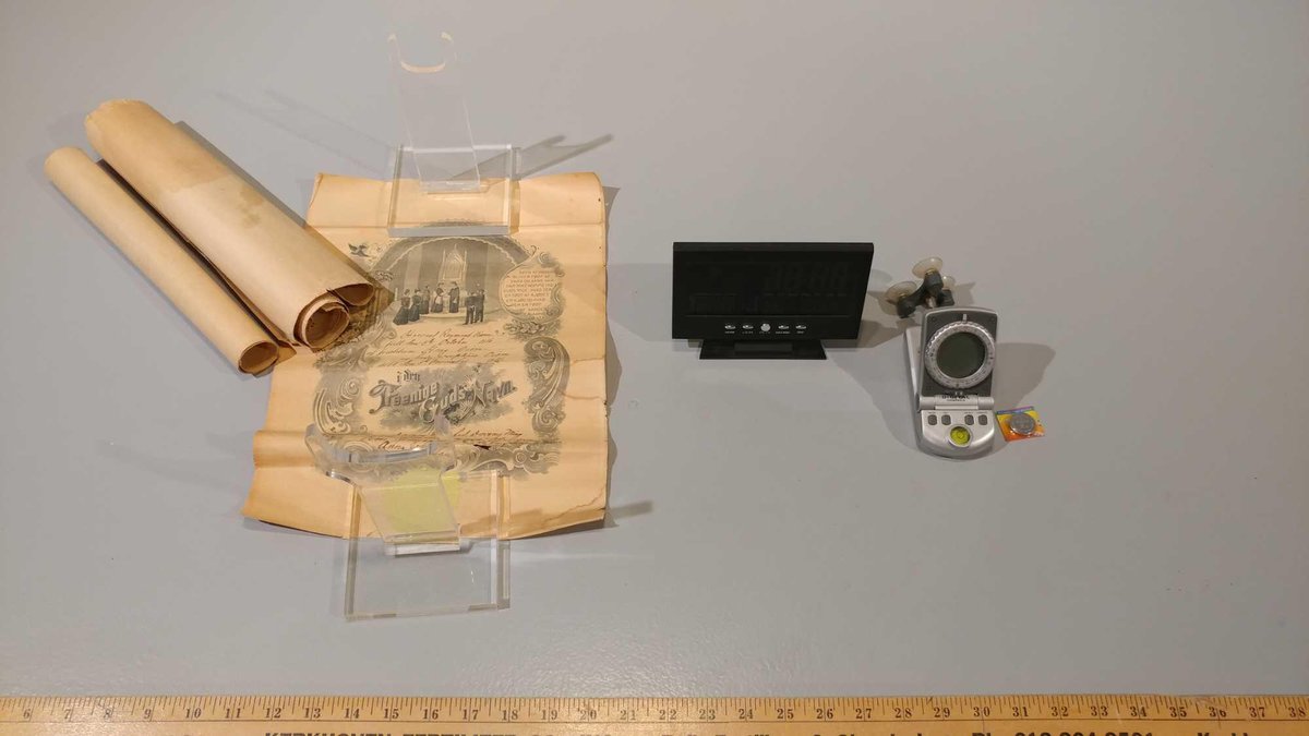 DIGITAL COMPASS, TIME & TEMPERATURE CLOCK, & OTHER DOCUMENTS