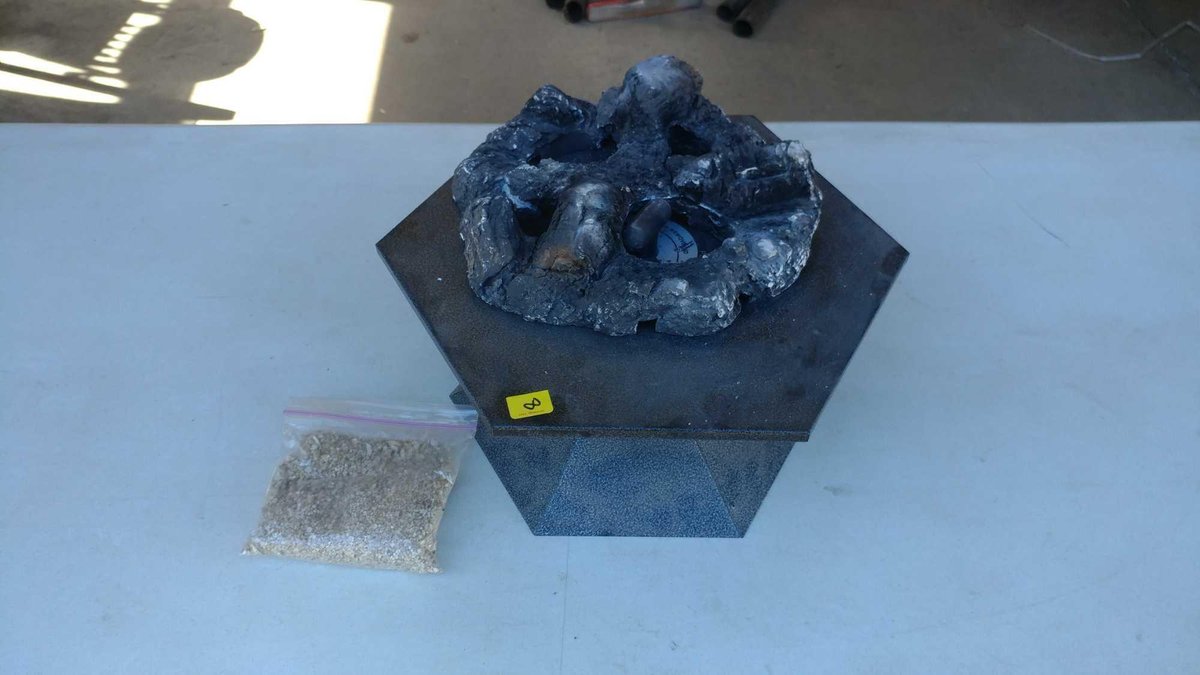 SMALL LP OUTDOOR FIREPLACE