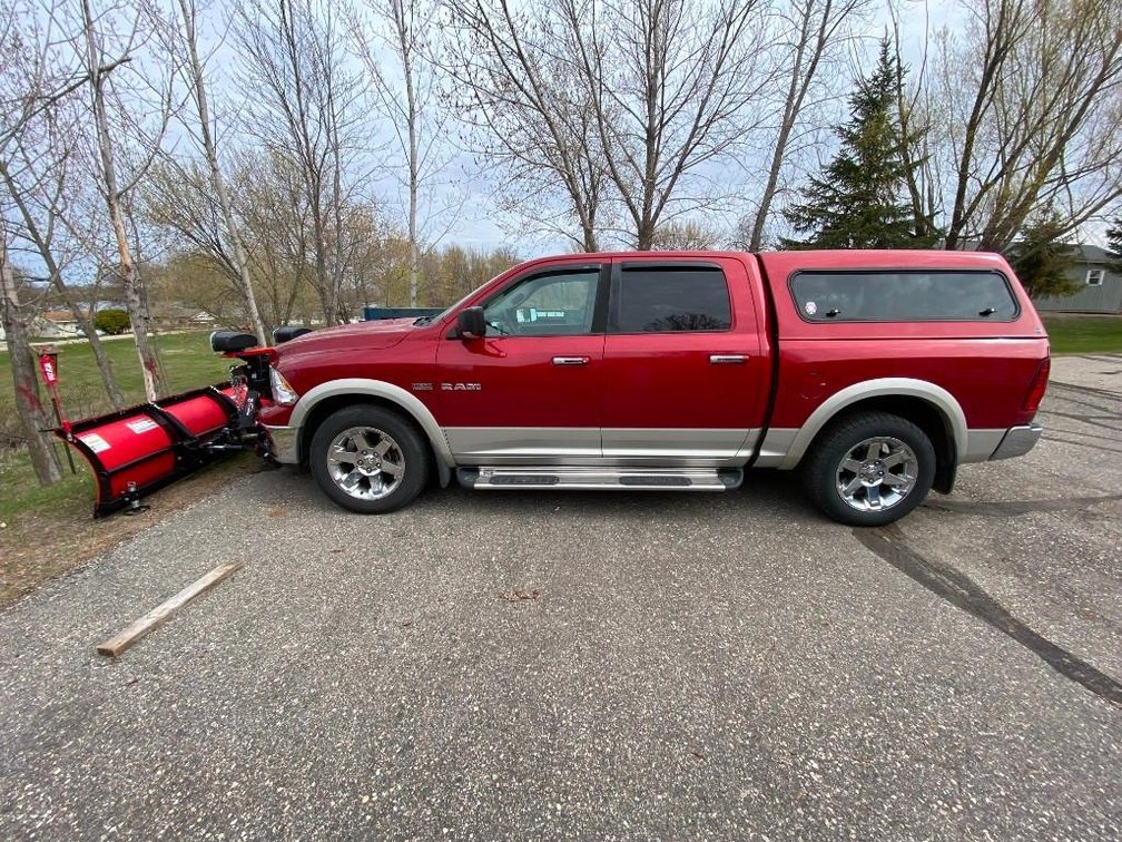 (TITLE) 2009 DODGE RAM 1500 LARAMIE, 129,781 MILES, LEATHER HEATED/COOLED SEATS, AM/FM/CD/HDD/AUX/SA