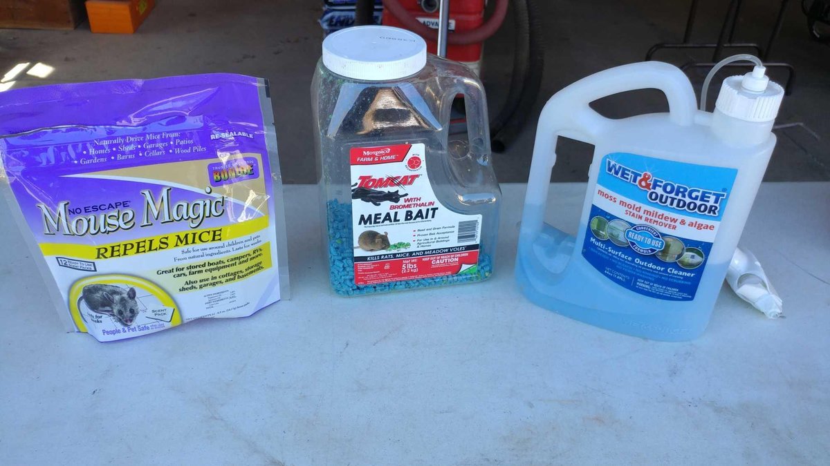 MOUSE POISON AND MOLD/MILDEW STAIN REMOVER