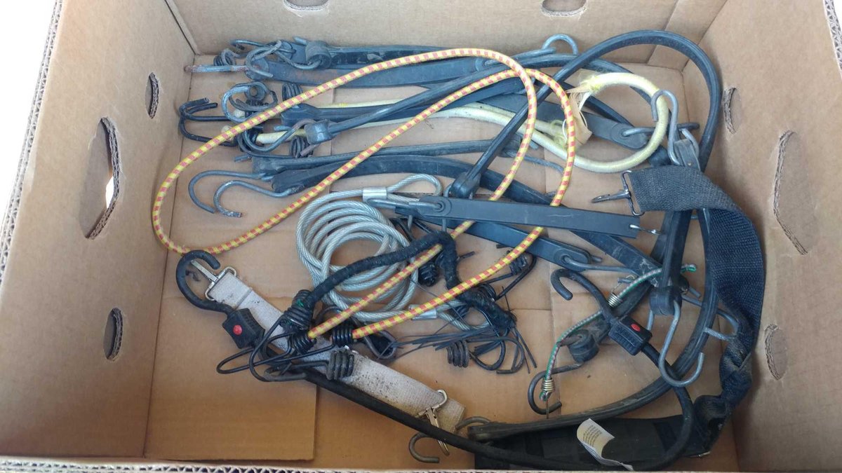 ASSORTMENT OF BUNGEE CORDS & STRAPS