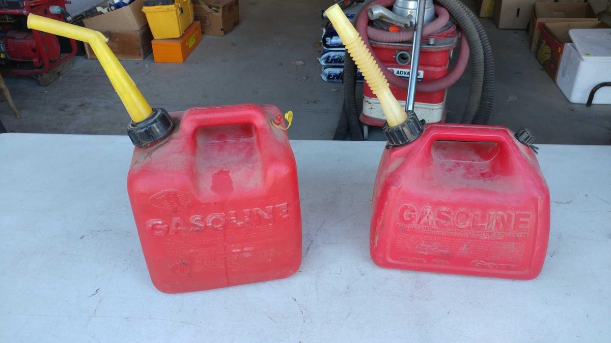 (2) SMALL GAS CANS