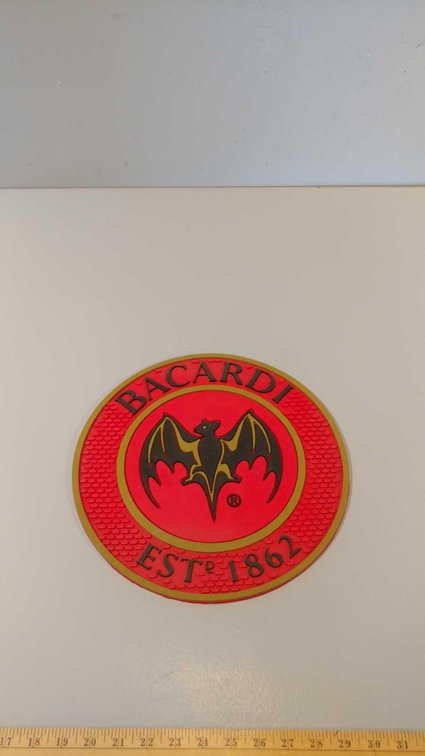 RUBBER BACARDI BAR SPILL MAT