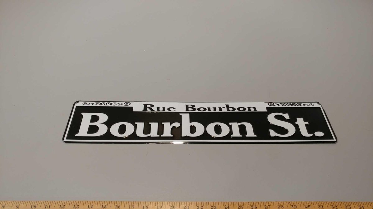 BOURBON STREET SIGN