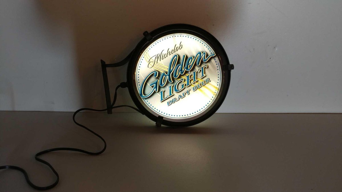 MICHELOB GOLDEN LIGHT DRAFT BEER NEON SIGN, TESTED AND WORKS
