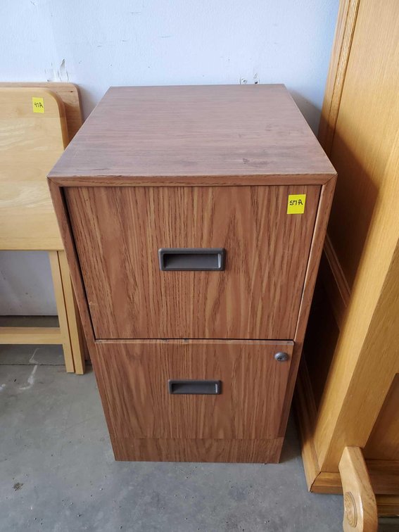 2-DRAWER METAL FILE CABINET