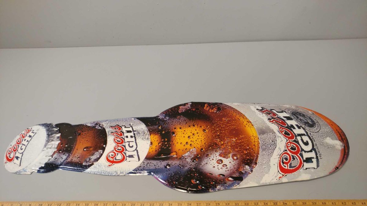 COORS LIGHT BEER BOTTLE SIGN
