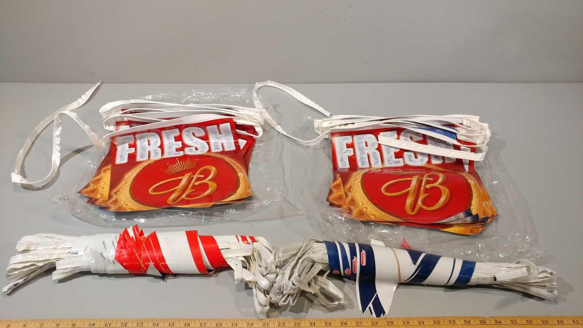 BUDWEISER AND BUD LIGHT FLAG BANNERS