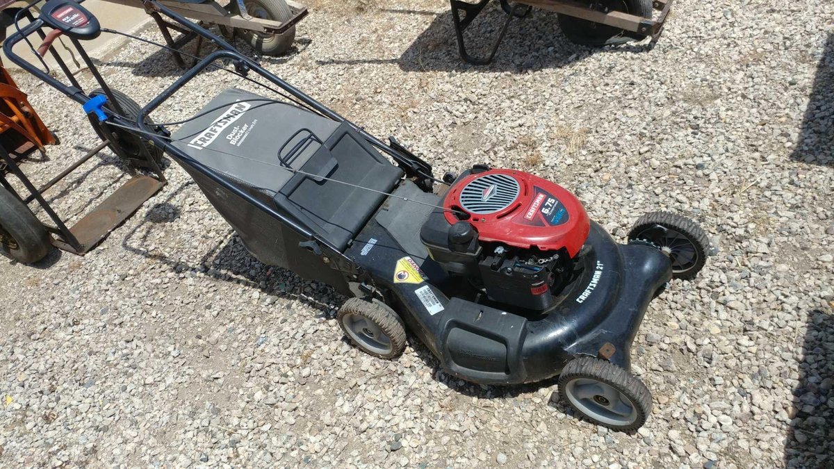 CRAFTSMAN 21" PUSH MOWER, BAGGER/MULCHER, SELF PROPELLED 