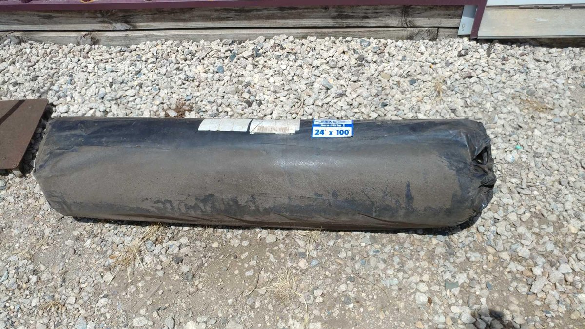 DURA SKRIM ROLL OF REINFORCED POLY, 24' X 100'