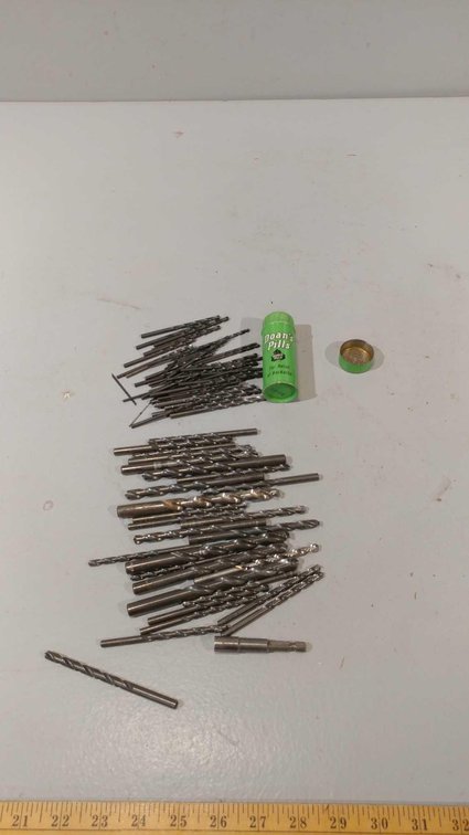 LARGE ASSORTMENT OF DRILL BITS, (VARIOUS SIZES)