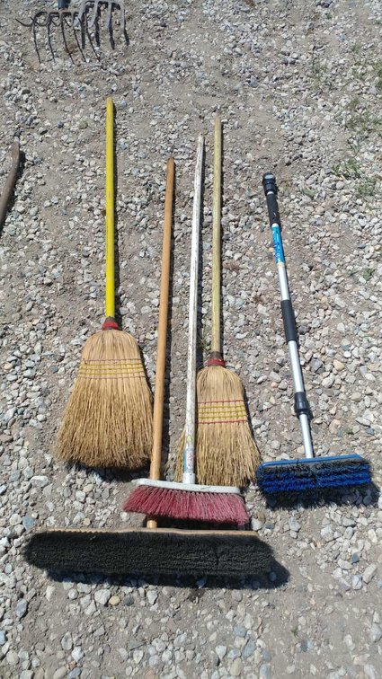ASSORTMENT OF  BROOMS