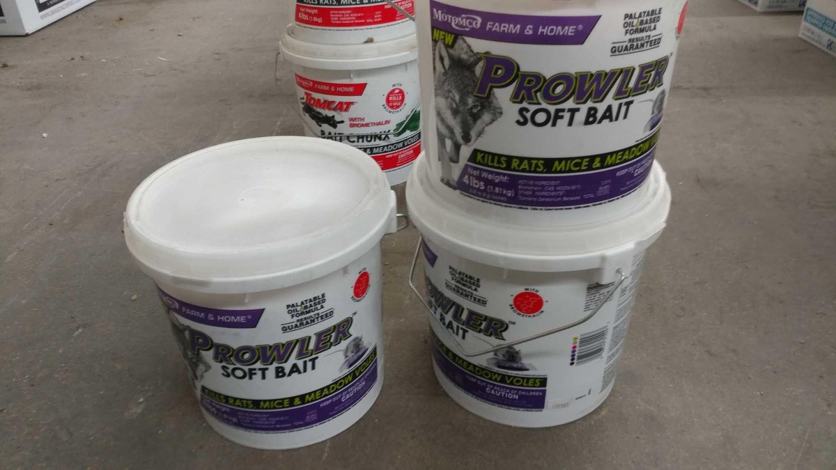 (3) BUCKETS OF TOMCAT PROWLER SOFT BAIT