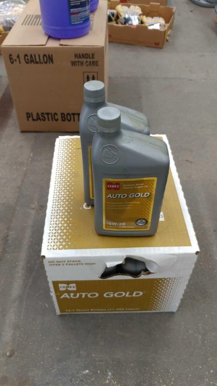 (14) QUARTS OF AUTO GOLD SAE 5W-20