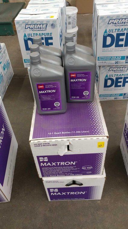 (29) QUARTS MAXTRON PCMO 5W20 SYNTHETIC