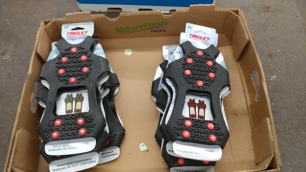 (4) XXL & (5) XL TINGLEY SLIP-ON ICE CLEATS 