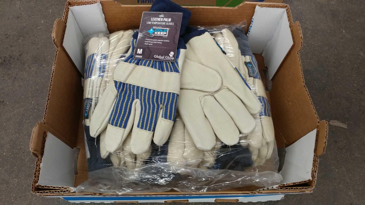 (13) PAIRS OF M WORK GLOVES