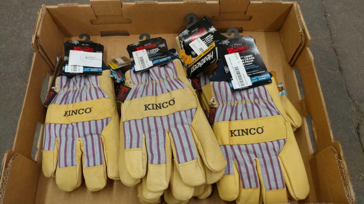 (5) XL KINCO WORK GLOVES