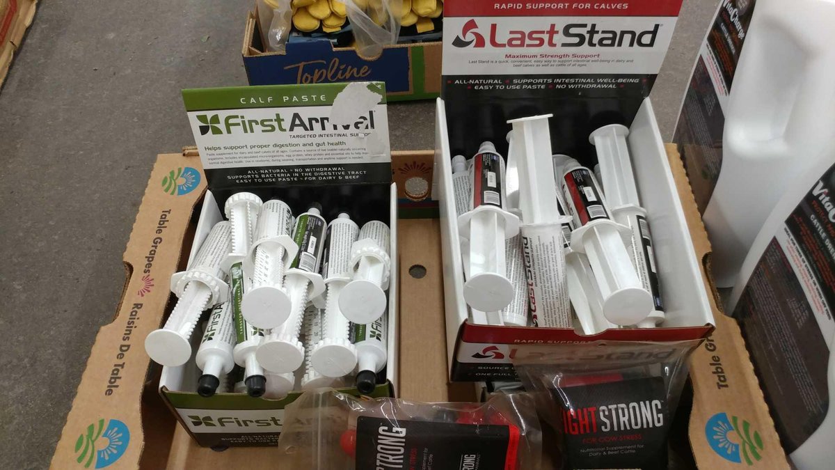 ASSORTMENT OF CALF PASTE AND CATTLE DRENCH PRODUCTS
