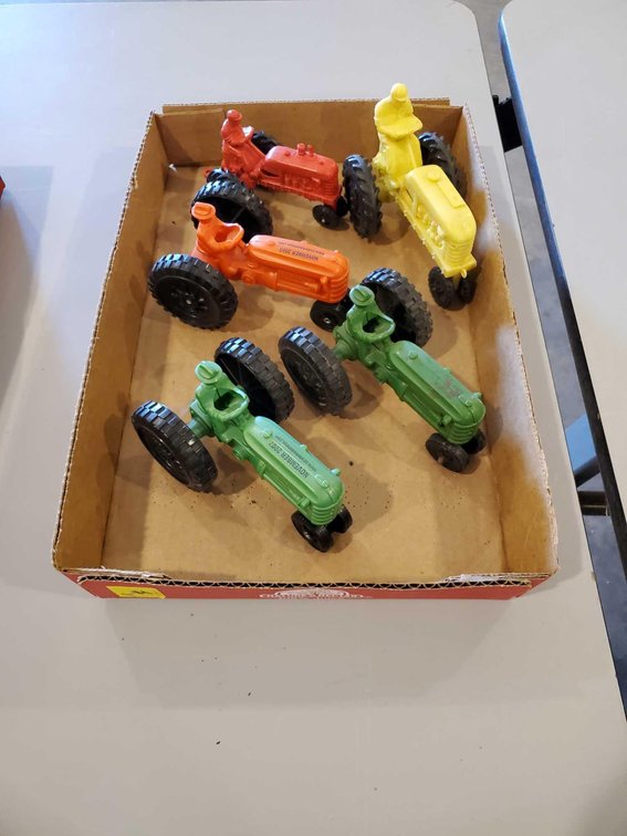 (I-14) (5) TOY TRACTORS 