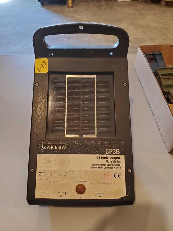 (I-17) ZEBRA SP3B SOLAR POWERED FENCER 