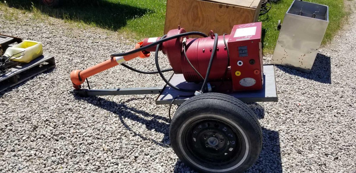 (I-52) WINPOWER MODEL 45-25PT3J, 25 KW, 120-240 VOLT 60 HZ, 540 PTO, WITH CORDS