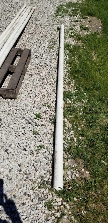 (I-73) 10' OF 2.5" PVC 