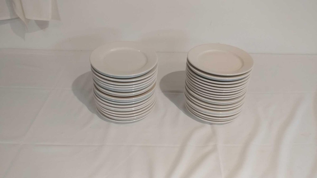 (40) 9-INCH DINNER PLATES