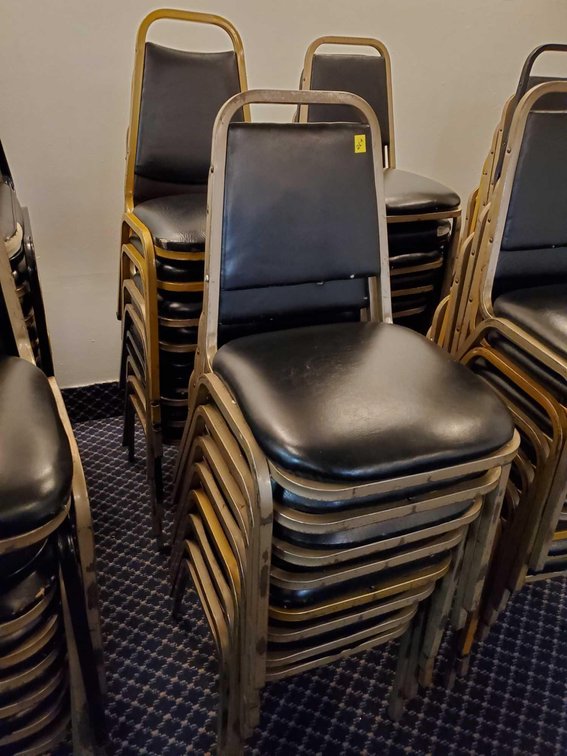 (16) PADDED BANQUET CHAIRS
