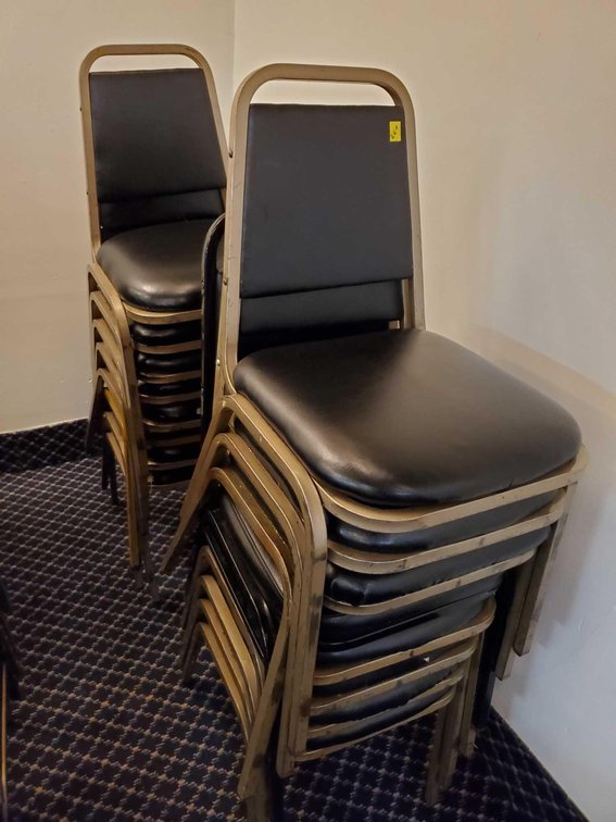 (16) PADDED BANQUET CHAIRS