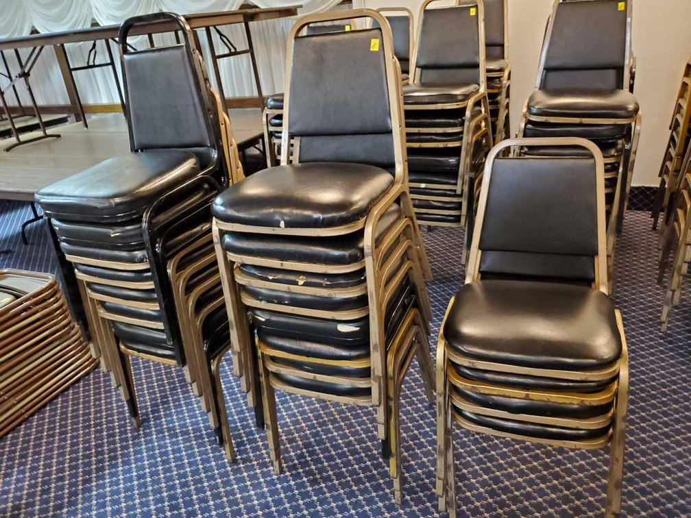 (20) PADDED BANQUET CHAIRS