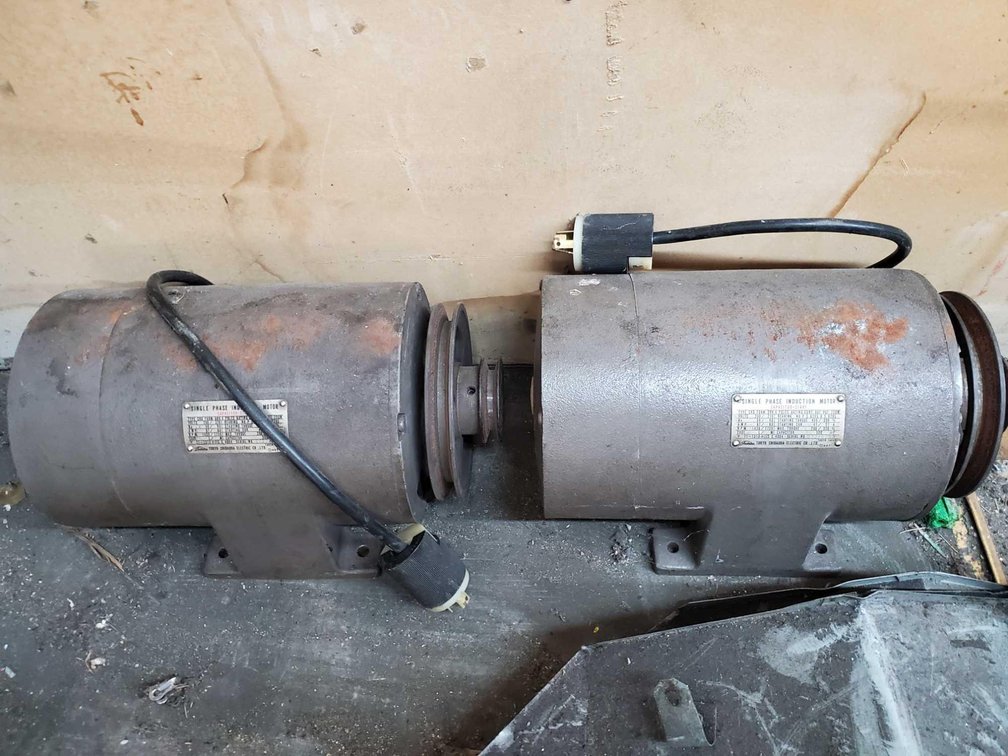 (2) ELECTRIC MOTORS, WORKING CONDITION