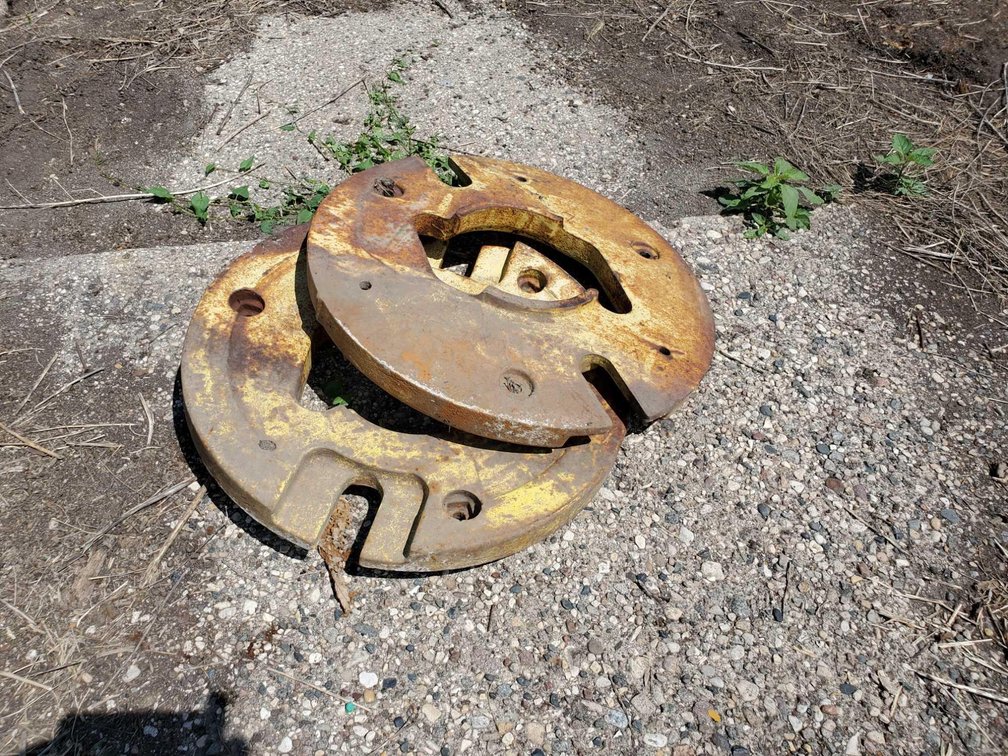 SET OF TRACTOR WHEEL WEIGHTS