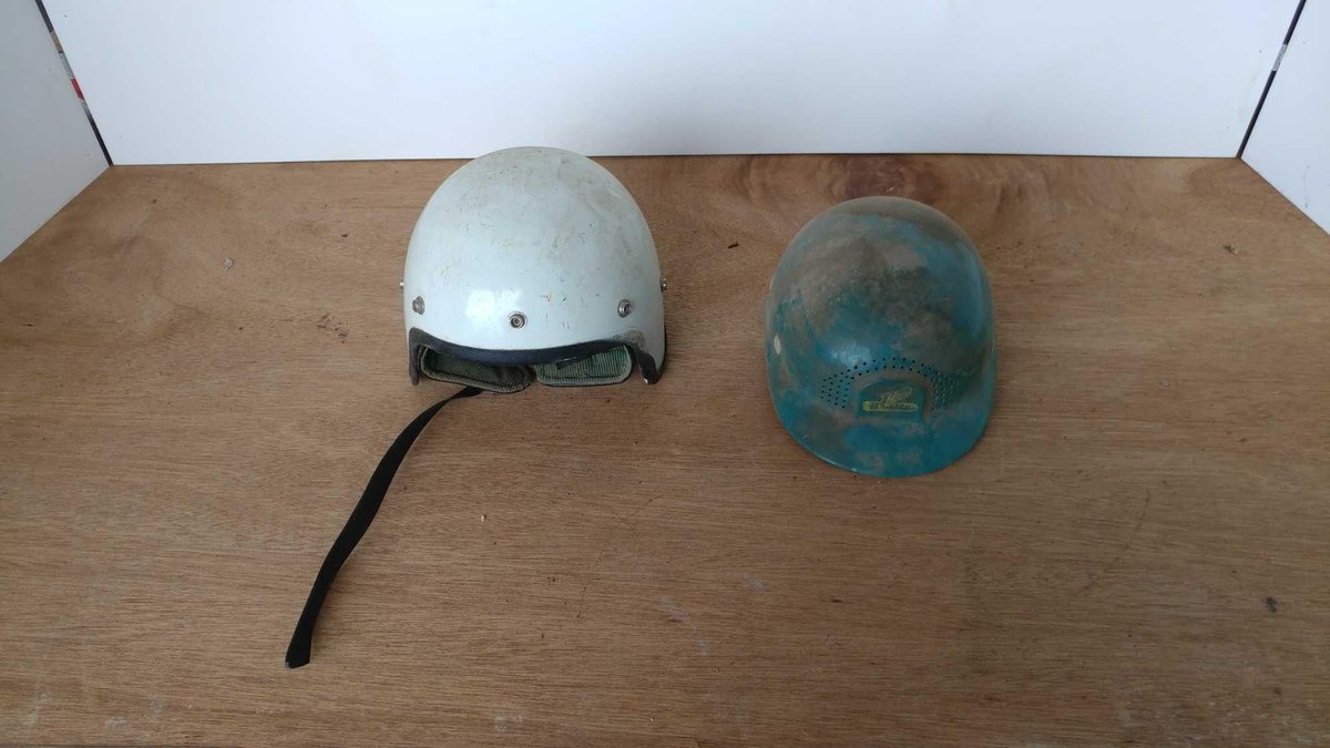 MOTORCYCLE HELMET & PLASTIC HELMET