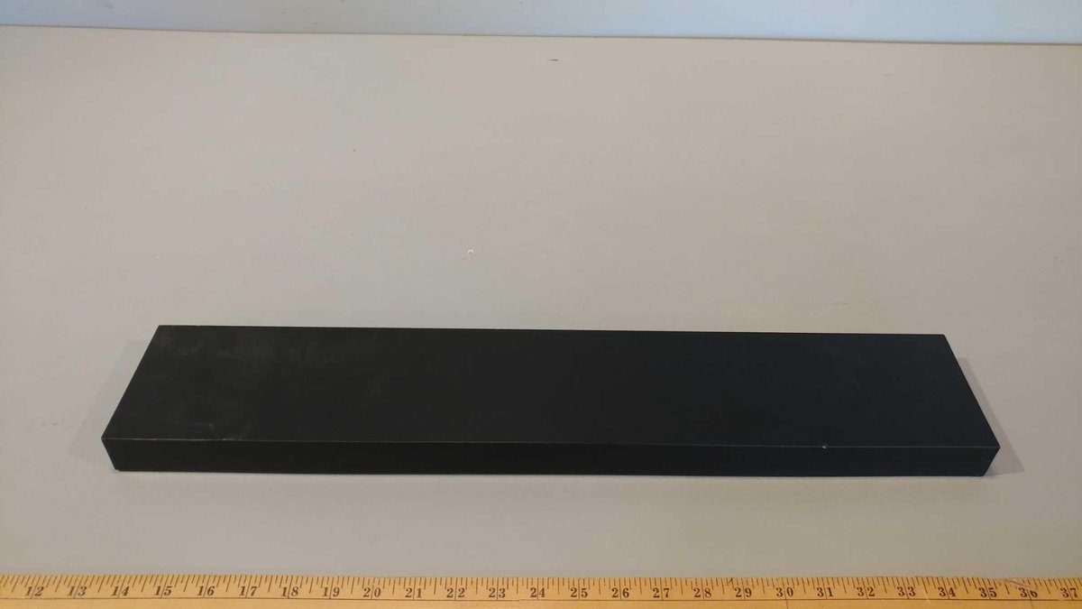 SMALL BLACK HANGING SHELF