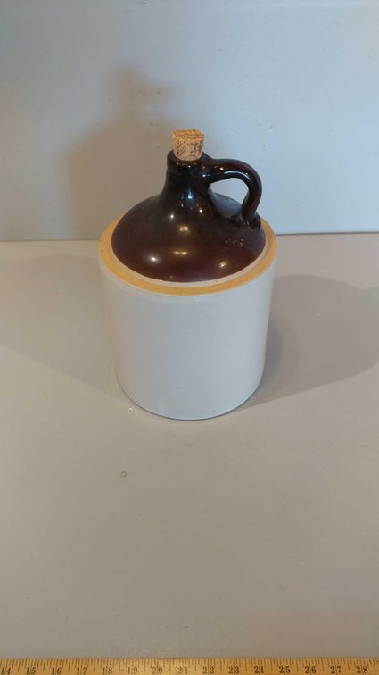 2 GALLON STONEWARE JUG WITH CORK
