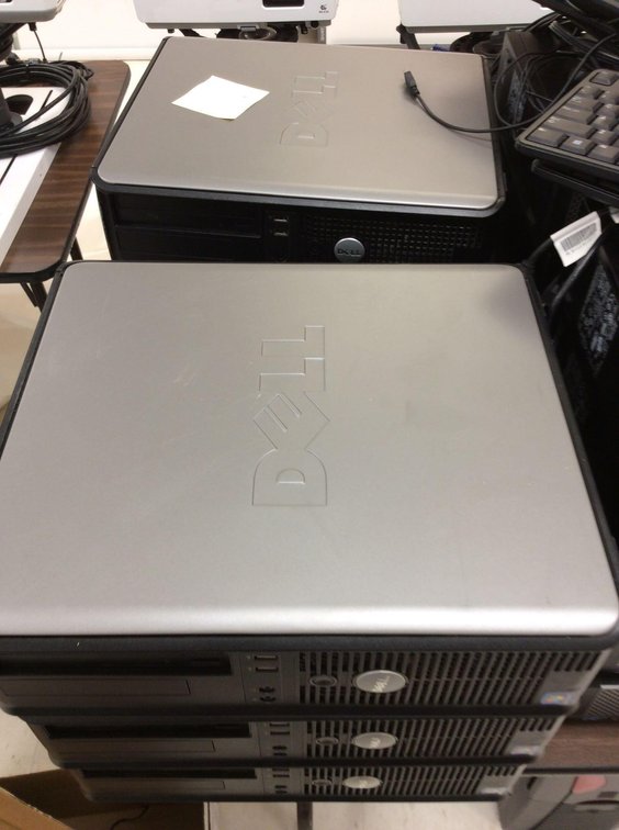 (6) DELL OPTIPLEX 580’S, WIPED,OLD DUAL CORE ATHON CPU’S FROM WINDOWS 7, 8 GB (ONE WITHOUT HARD DRIV