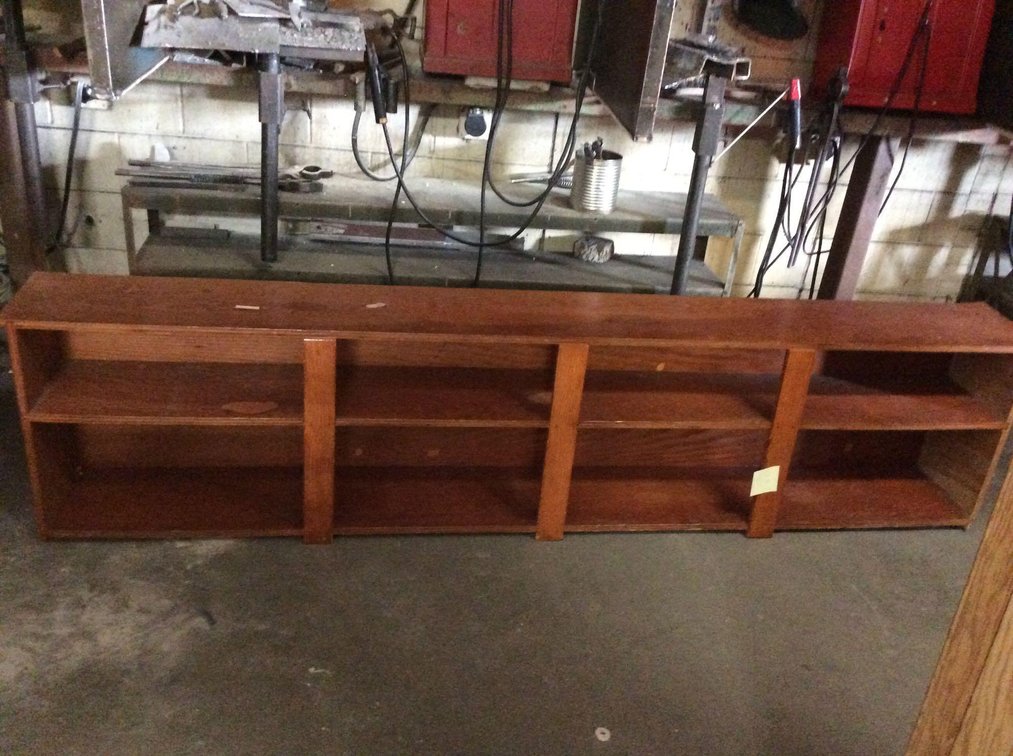 (CF30) LONG BOOK SHELF, W96xH22xD12