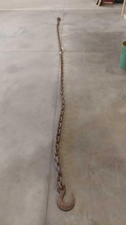 (I-179) 16 1/2' CHAIN WITH ONE HOOK