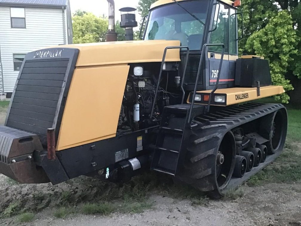 (I-50A) 1992 CATERPILLAR  75C TRACK TRACTOR, 8,647 HRS, 30 IN TRACKS, 4 HYD, 10 SPEED FWD 2 REV POWE