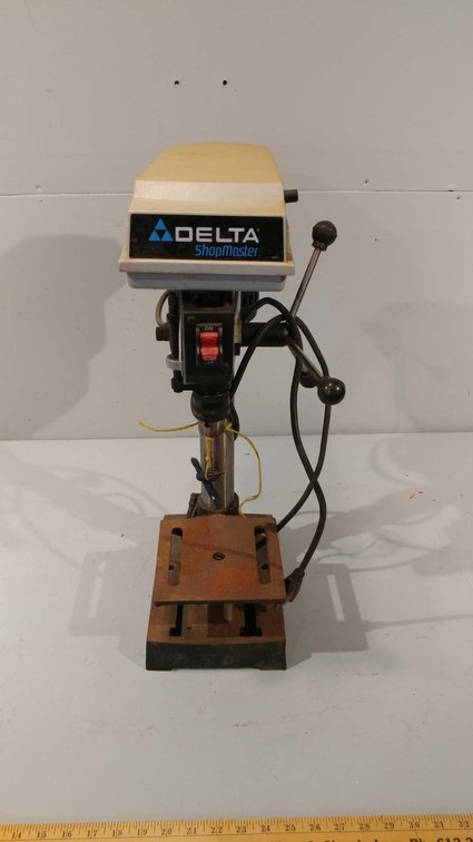 (I-417) DELTA SHOPMASTER TABLETOP DRILL PRESS (TESTED AND WORKS)
