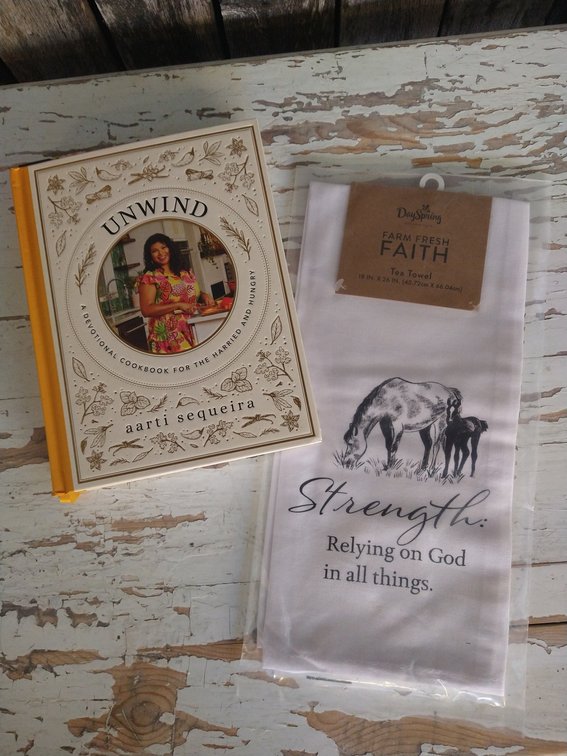 Devotional Cookbook and Tea Towel