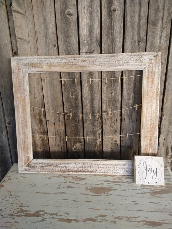 Card/Photo Holder Frame and Joy Decor