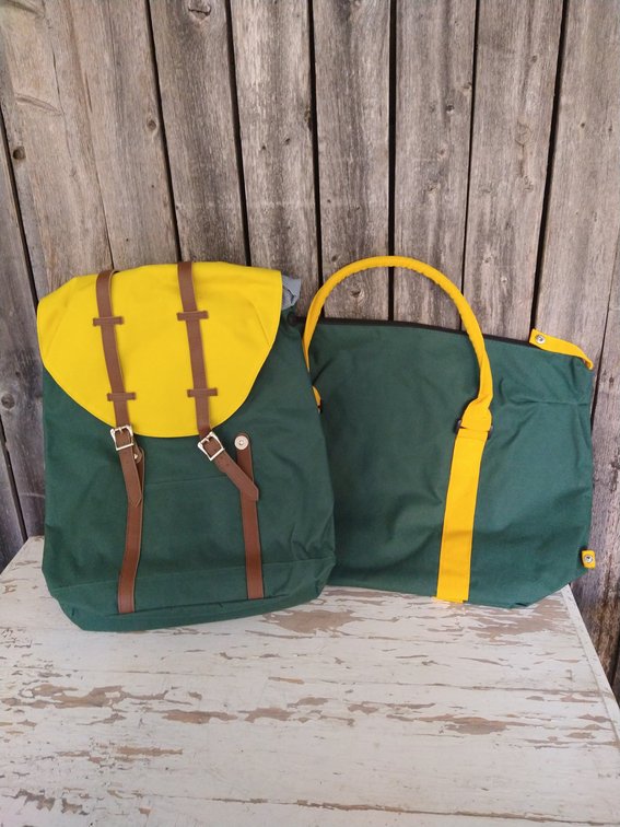 Backpack and Carrying Tote