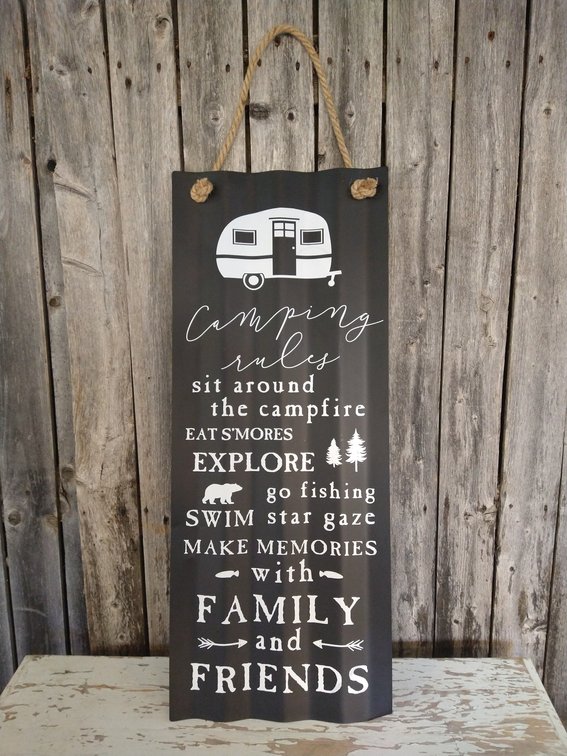 Camping Sign