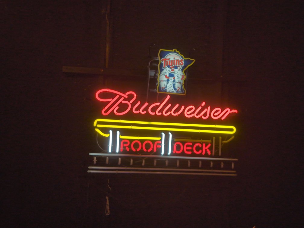 BUDWEISER TWINS NEON