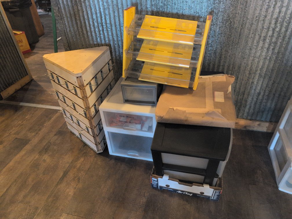 CONDIMENTS, DISPLAY SHELVES, AND MORE